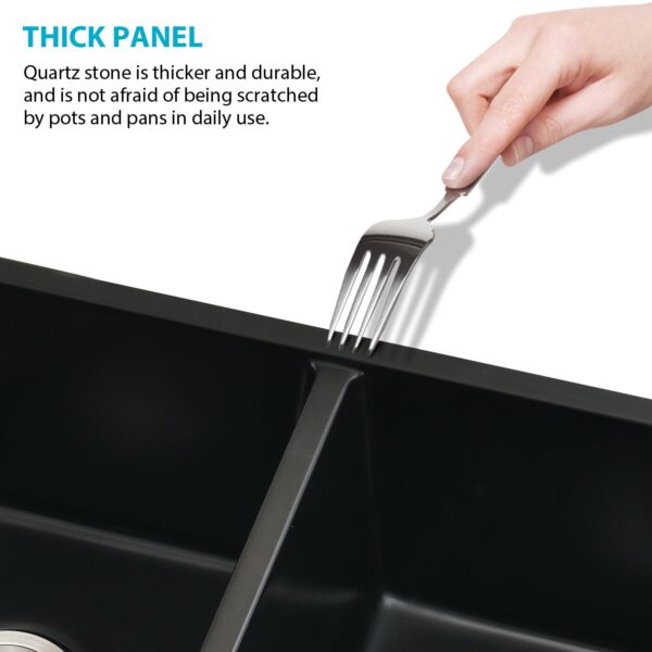 Double Bowl Undermount Quartz Sink