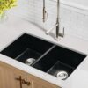 Double Bowl Undermount Quartz Sink