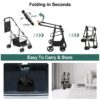 Folding 2-in-1 Pet Dog Cart